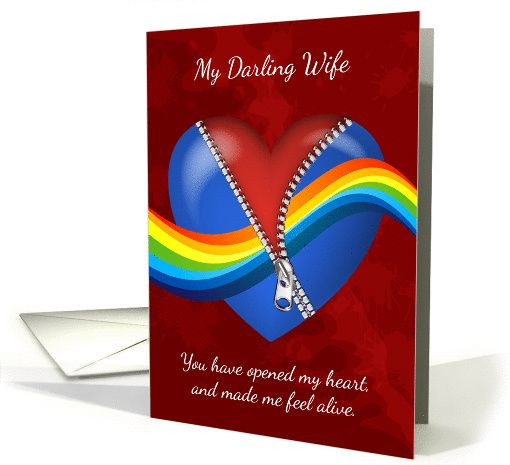 Lesbian Valentines Day Ideas
 Wife Lesbian Valentine s Day Card With Zipper Heart