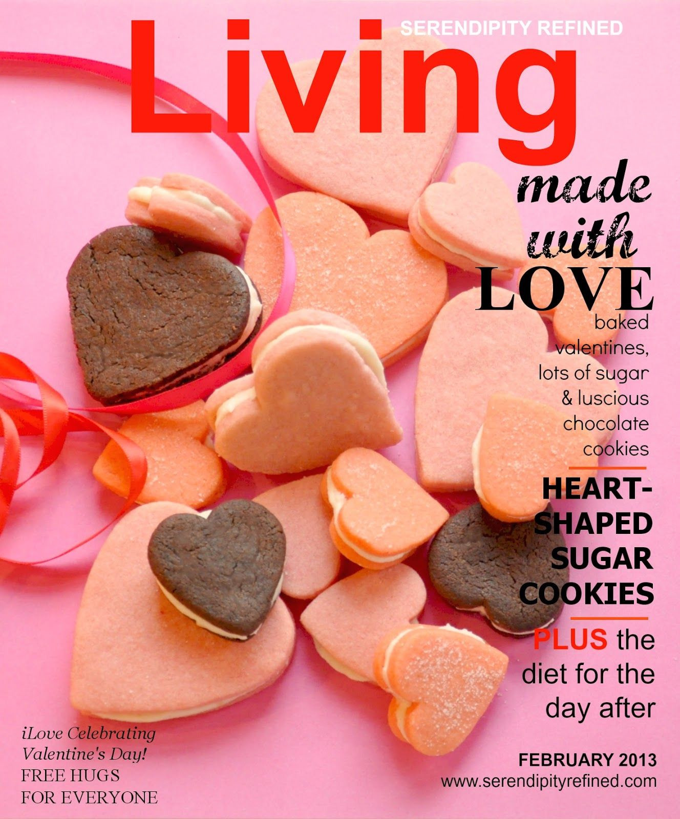 Martha Stewart Valentine Sugar Cookies
 Martha Stewart knock off and cookie recipes by Serendipity