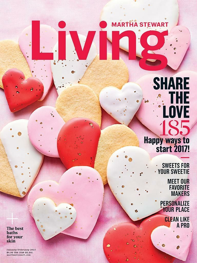 Martha Stewart Valentine Sugar Cookies
 Pin by Sarai Ovzinsky on Lifestyle Magazine Covers