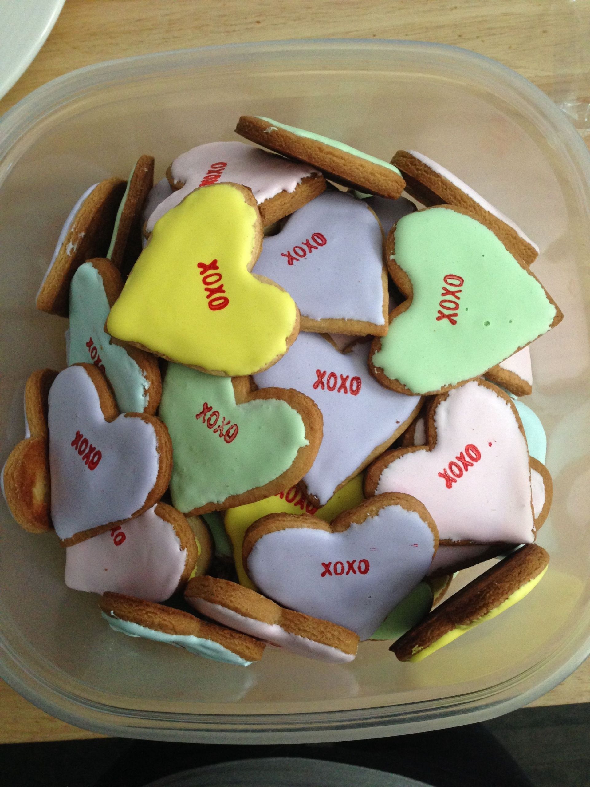 Martha Stewart Valentine Sugar Cookies
 Conversation Heart Cookies Recipe