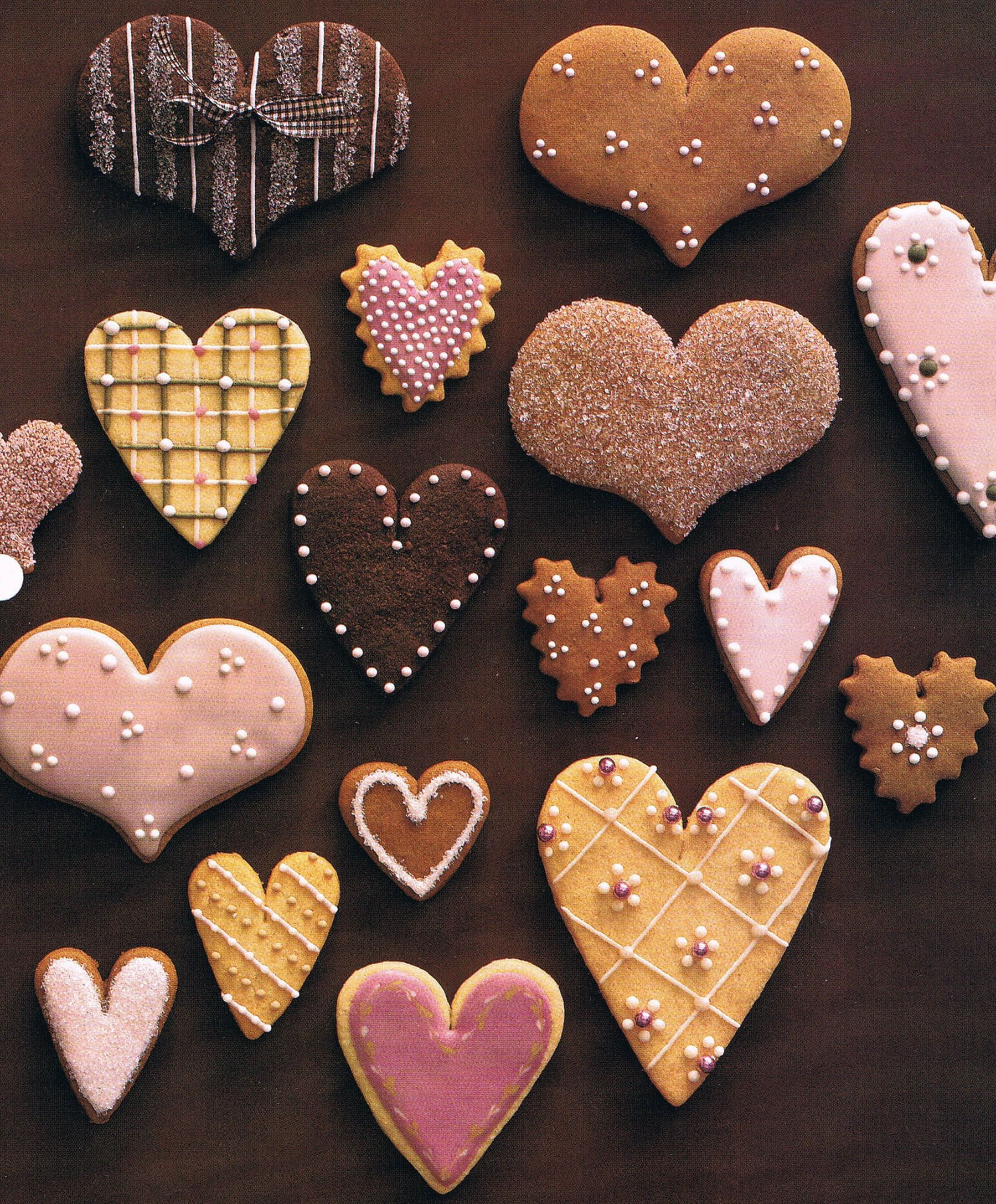 Martha Stewart Valentine Sugar Cookies
 cookie hearts Martha Stewart Living