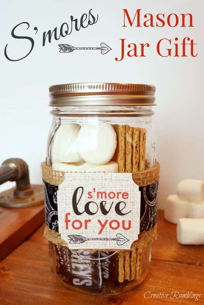 Mason Jar Valentine Gift Ideas
 S mores in a Mason Jar for Valentine s Day Creative