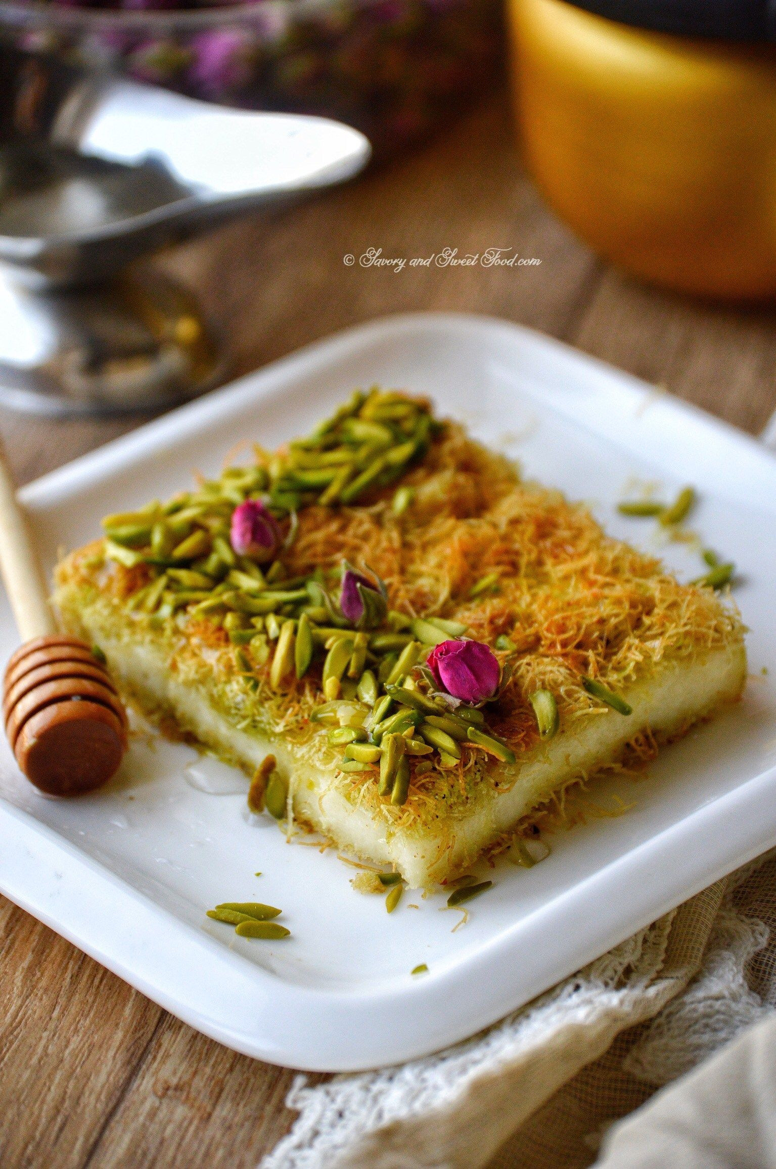 Middle Eastern Desert Recipes
 Pistachio Kunafa Kanafe Kanafah Savory&SweetFood