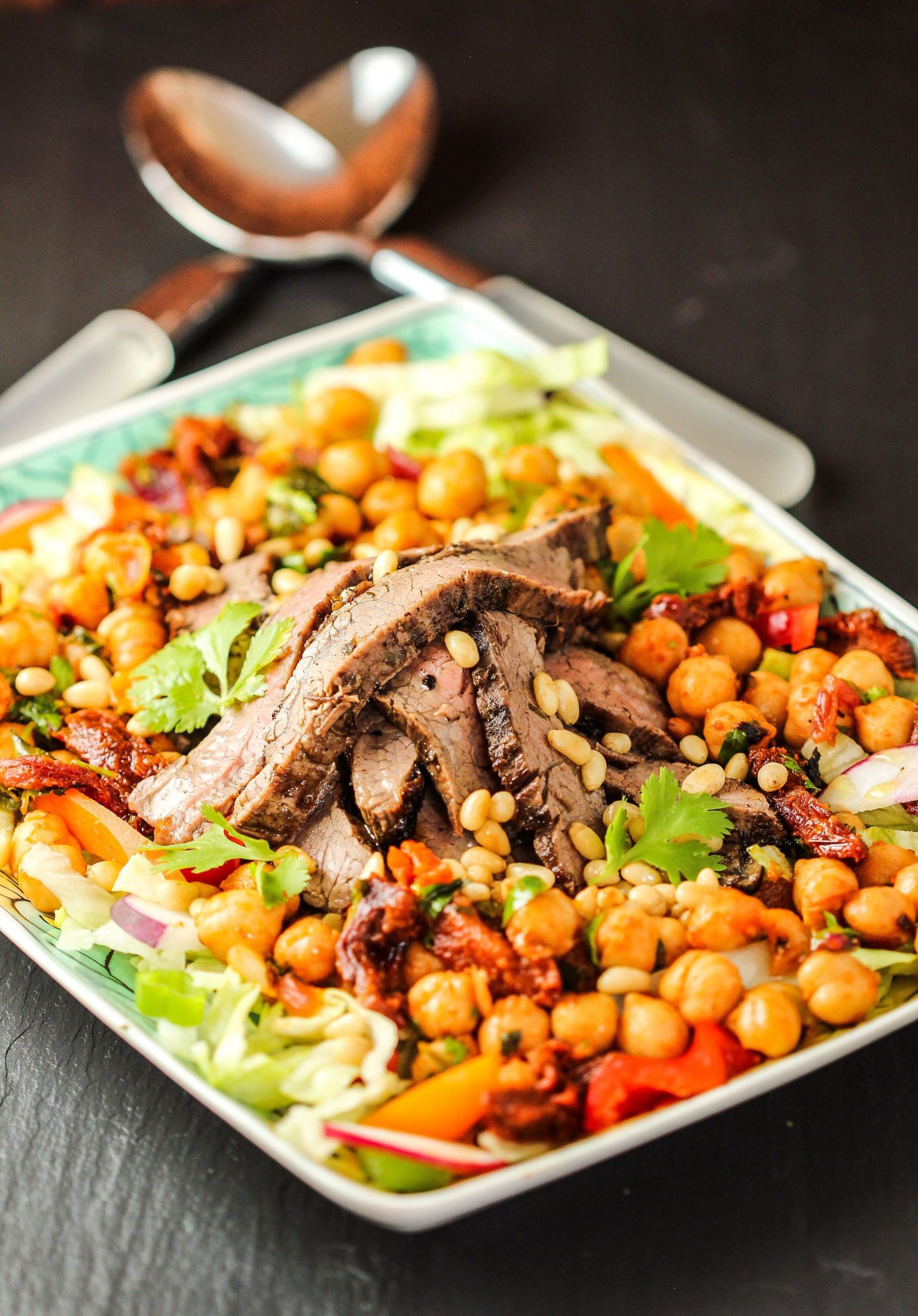 Middle Eastern Dinner Recipes
 Middle Eastern Flank Steak with Chickpeas and Sun Dried