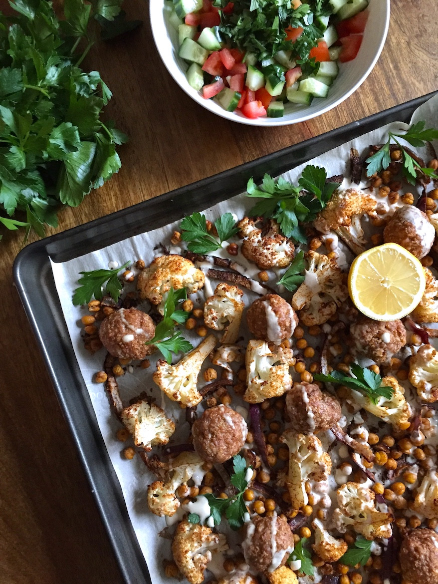 Middle Eastern Dinner Recipes
 Middle Eastern Turkey Meatball Sheet Pan Dinner How to Eat