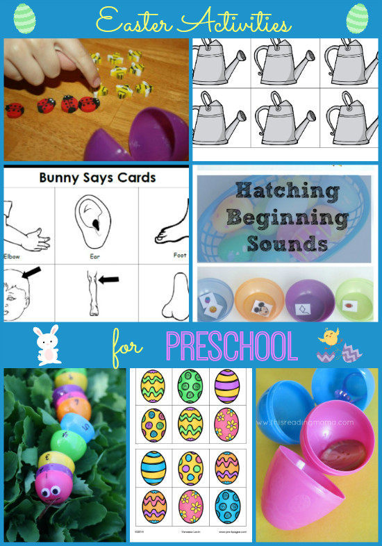 Pre K Easter Crafts
 Easter Activities for Preschool