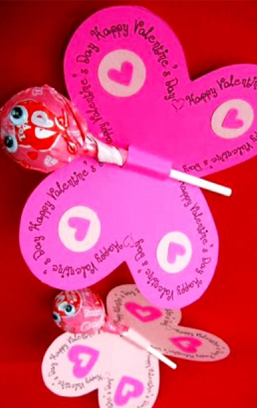 School Valentine Gift Ideas
 DIY School Valentine Cards for Classmates and Teachers