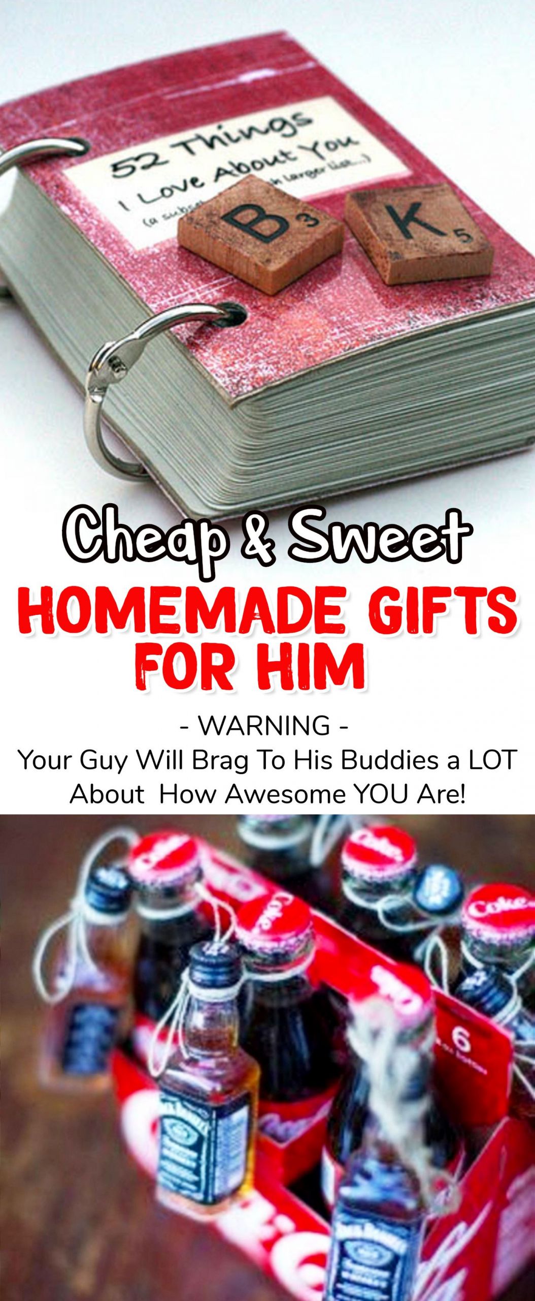 Sentimental Gift Ideas For Boyfriend
 Homemade Gift Ideas For Him 26 Romantic DIY Gifts To