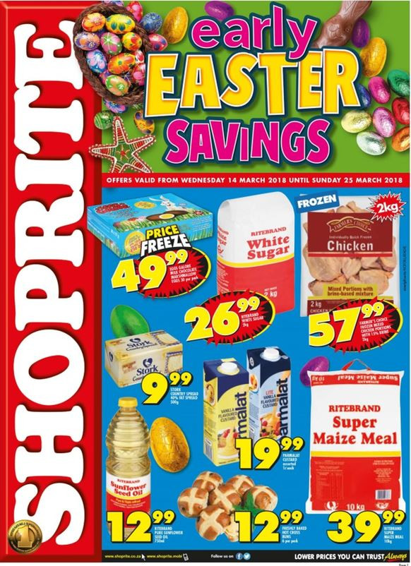 Shoprite Free Ham Easter
 Northern Cape Free State Shoprite Early Easter Deals 14