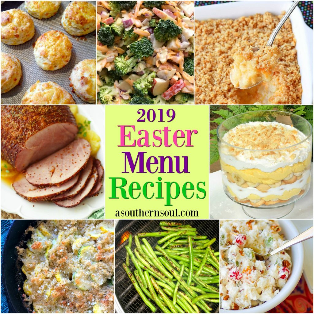 Simple Easter Dinner Menu
 Easter Menu Recipes 2019 A Southern Soul