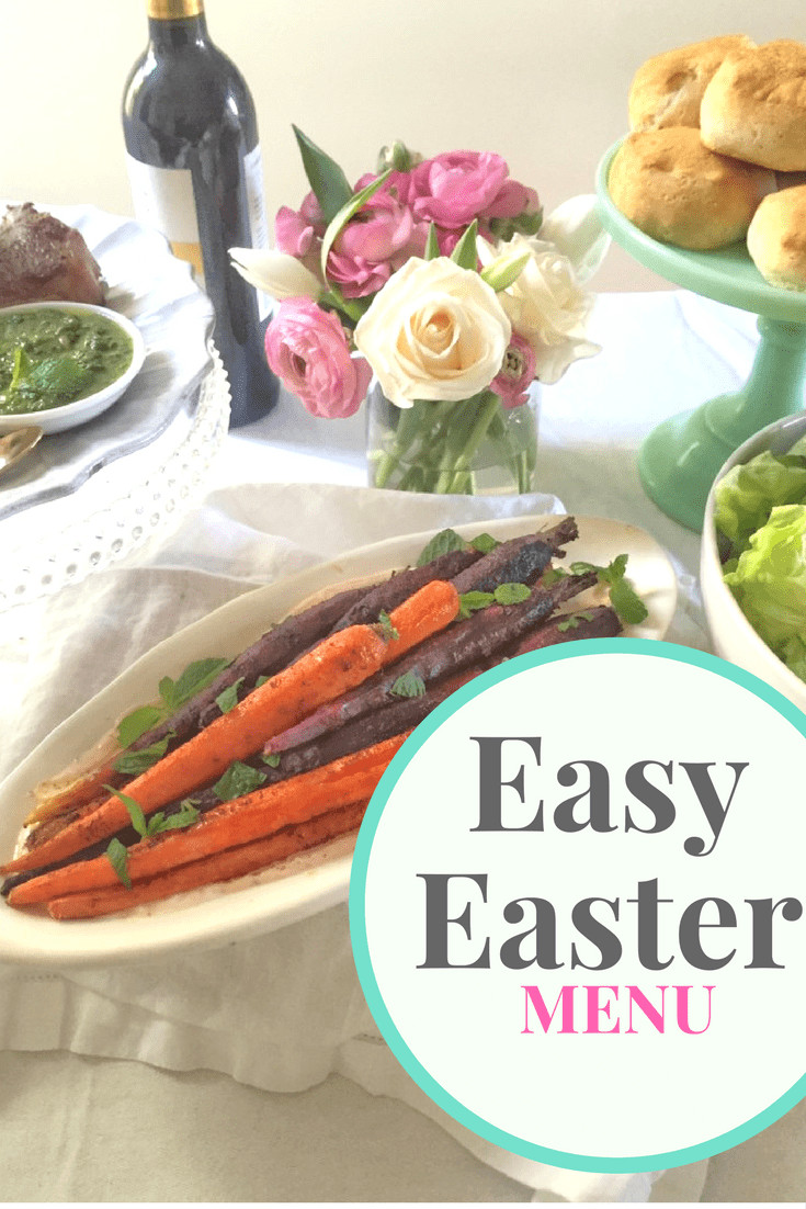 Simple Easter Dinner Menu
 Easy Easter Menu