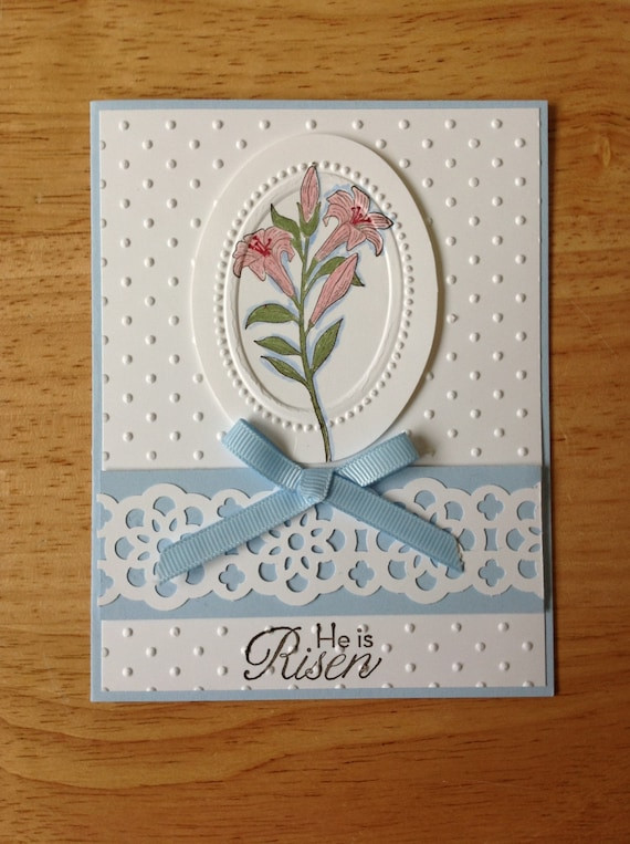 Stampin Up Easter Cards Ideas
 Items similar to Stampin Up Easter Day card spring