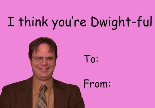 The Office Valentines Day Quotes
 the office valentines day card
