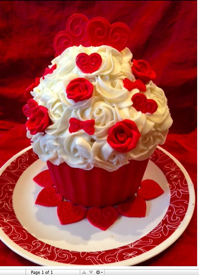 Valentine Birthday Cake
 Valentine Birthday Cake by Julia CakesDecor