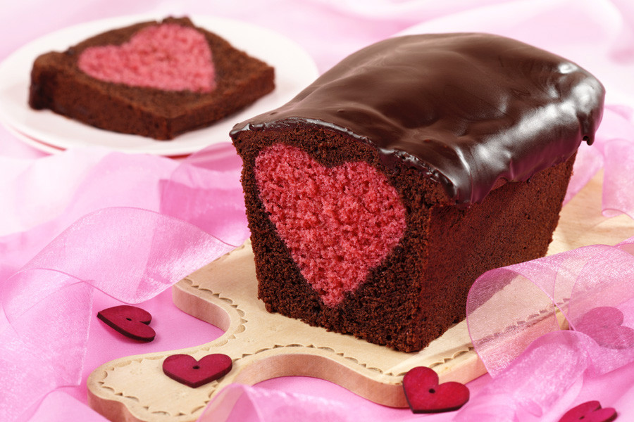Valentine Cake Recipe
 Heart shaped chocolate cake recipe