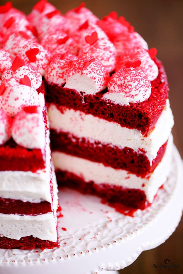 Valentine Cake Recipes Beautiful Red Velvet Cake the Gunny Sack