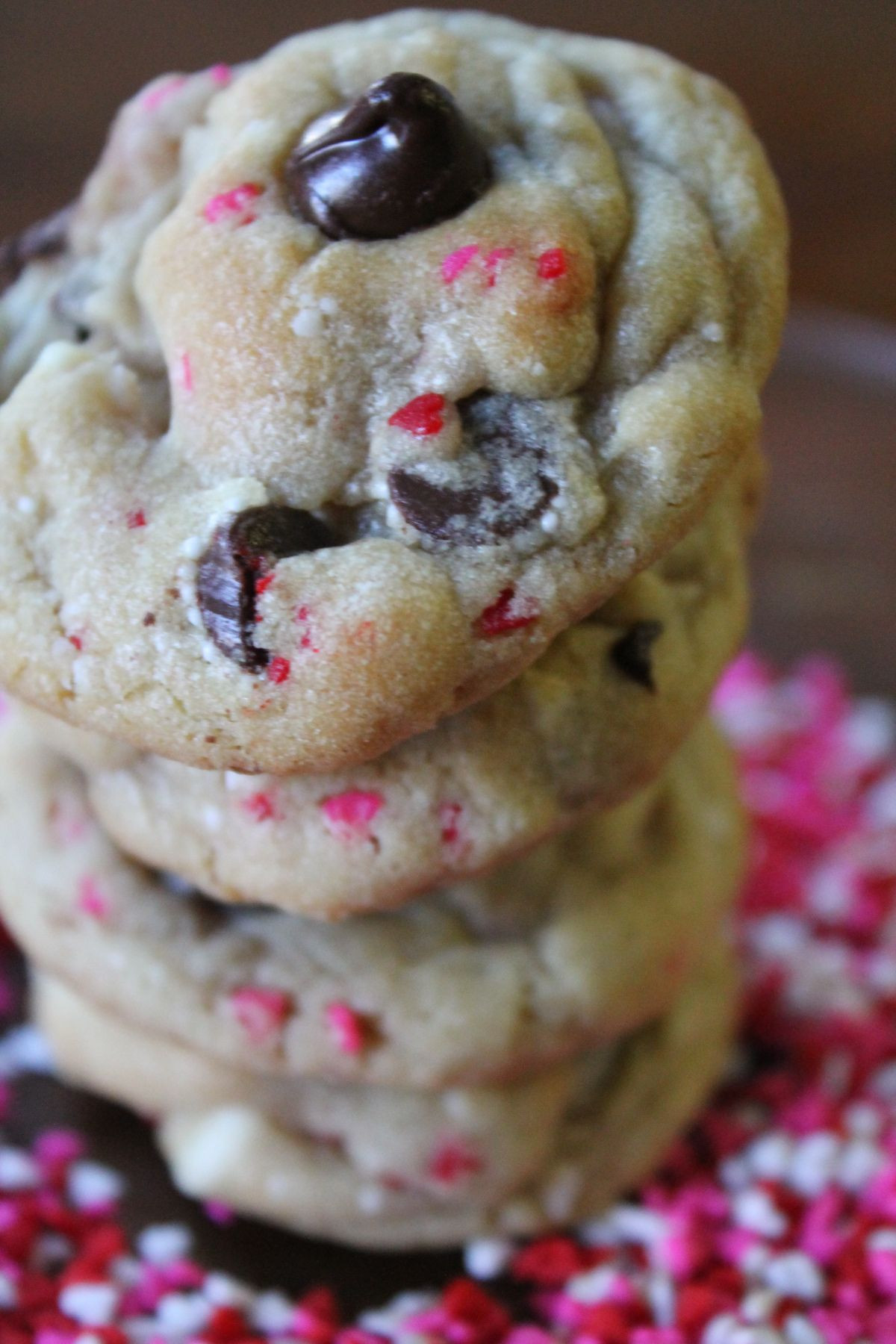 Valentine Chocolate Chip Cookies
 Love is in the air