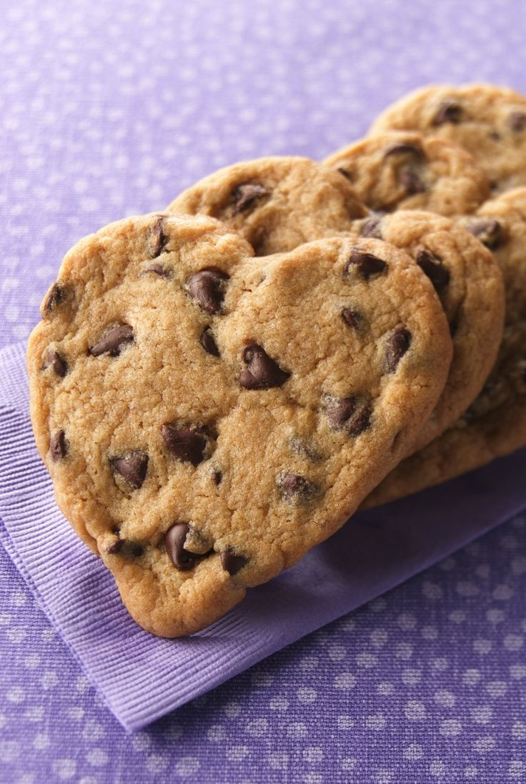 Valentine Chocolate Chip Cookies
 Chocolate Chip Heart Cookies Recipe