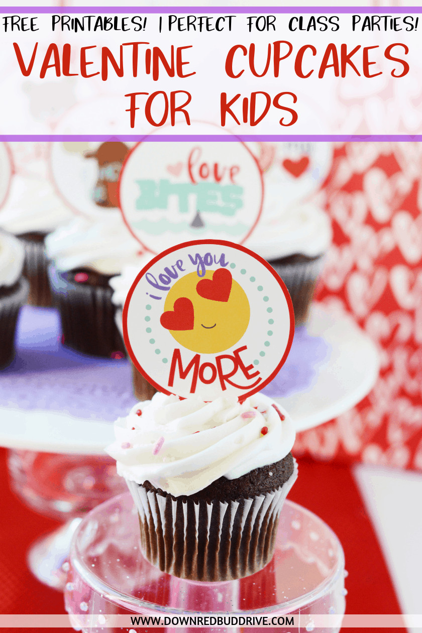 Valentine Cupcakes Pinterest
 Valentine Cupcakes for Kids