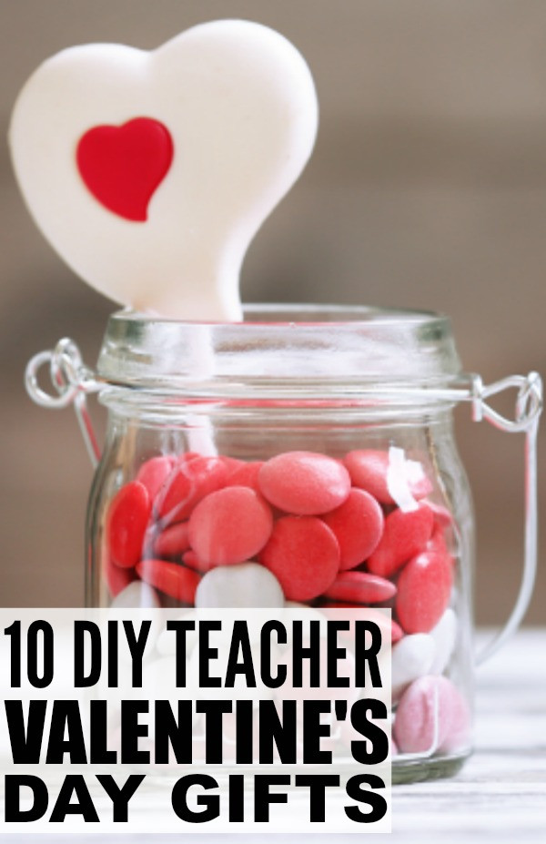 Valentine Day Gift Ideas For Teachers
 10 DIY Valentines Teacher Gifts To Make with Your Kids