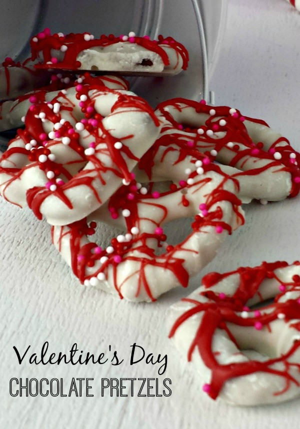 Valentine Day Pretzels
 Homemade Valentine s Day Chocolate Pretzels Recipe The