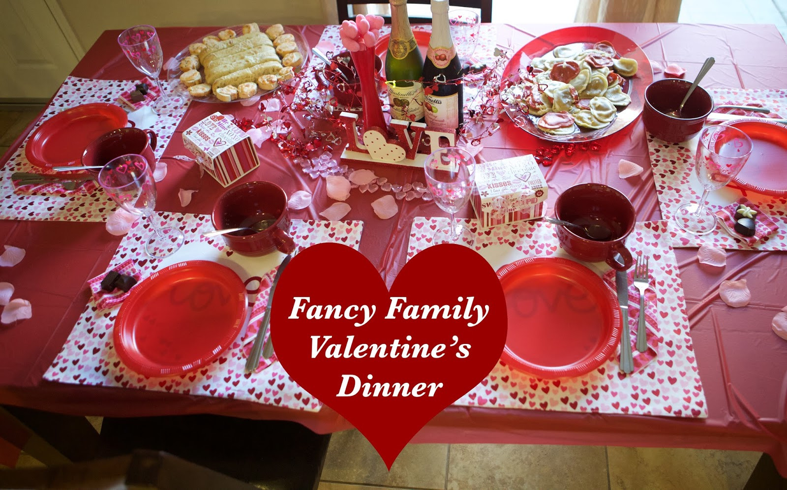Valentine Dinners For Family
 Emmy Mom e Day at a Time Family Friendly Valentine Dinner