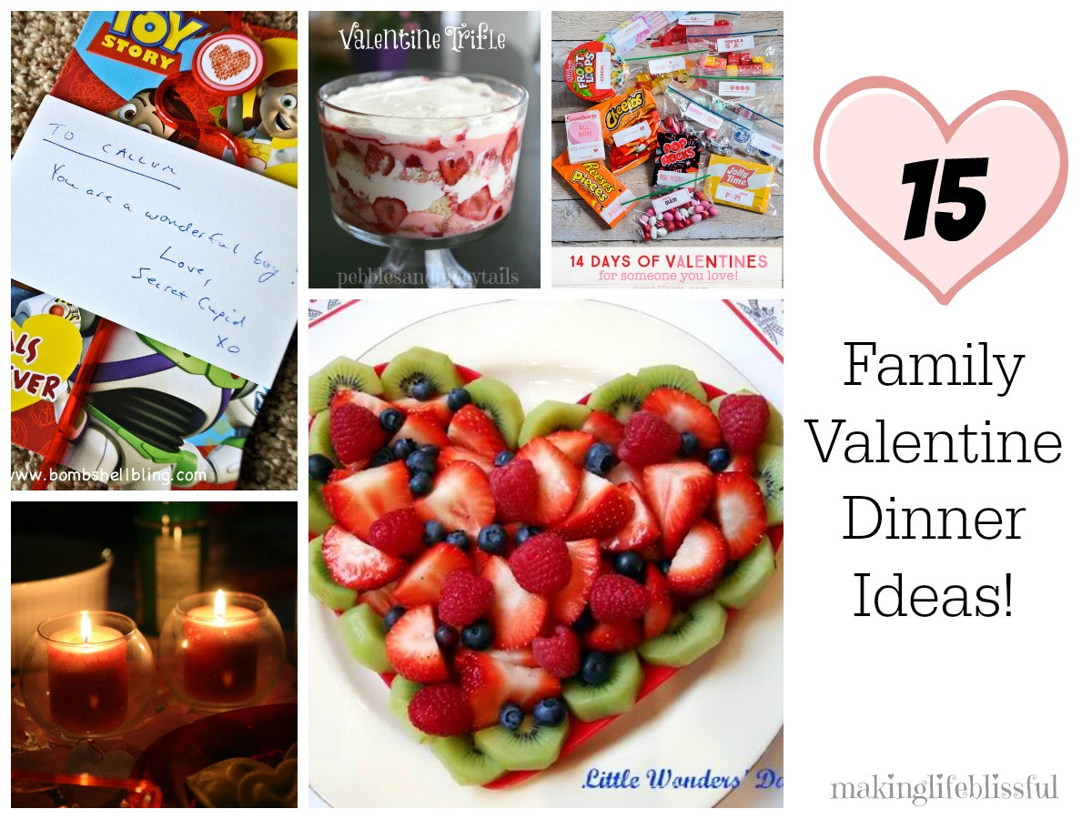 Valentine Dinners For Family
 Valentine Dinner Ideas for Families