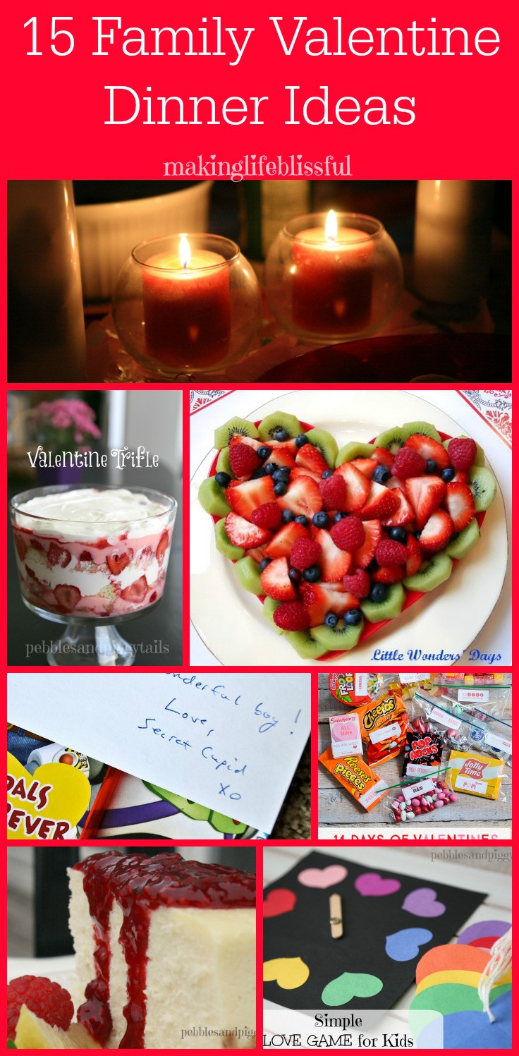 Valentine Dinners For Family
 Valentine Dinner Ideas for Families