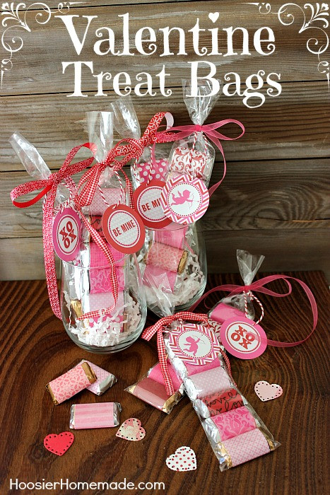 Valentine Gift Bag Ideas
 33 Homemade Valentines & Treat Bag Ideas Nest of Posies