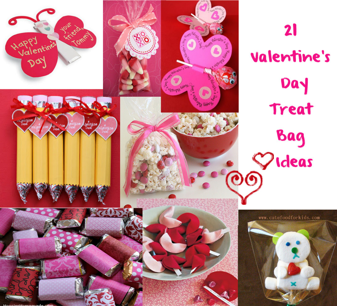 Valentine Gift Bag Ideas
 Cute Food For Kids Valentine s Day Treat Bag Ideas