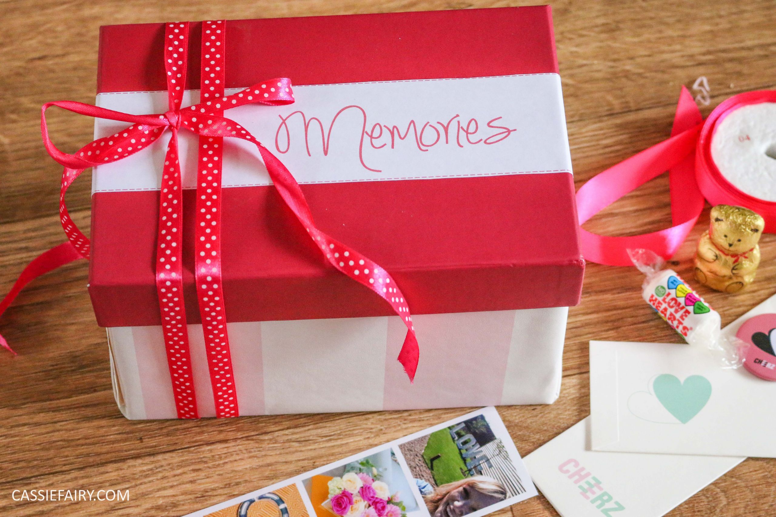 Valentine Gift Box Ideas
 DIY Valentine’s t – A box of memories polaroid photos