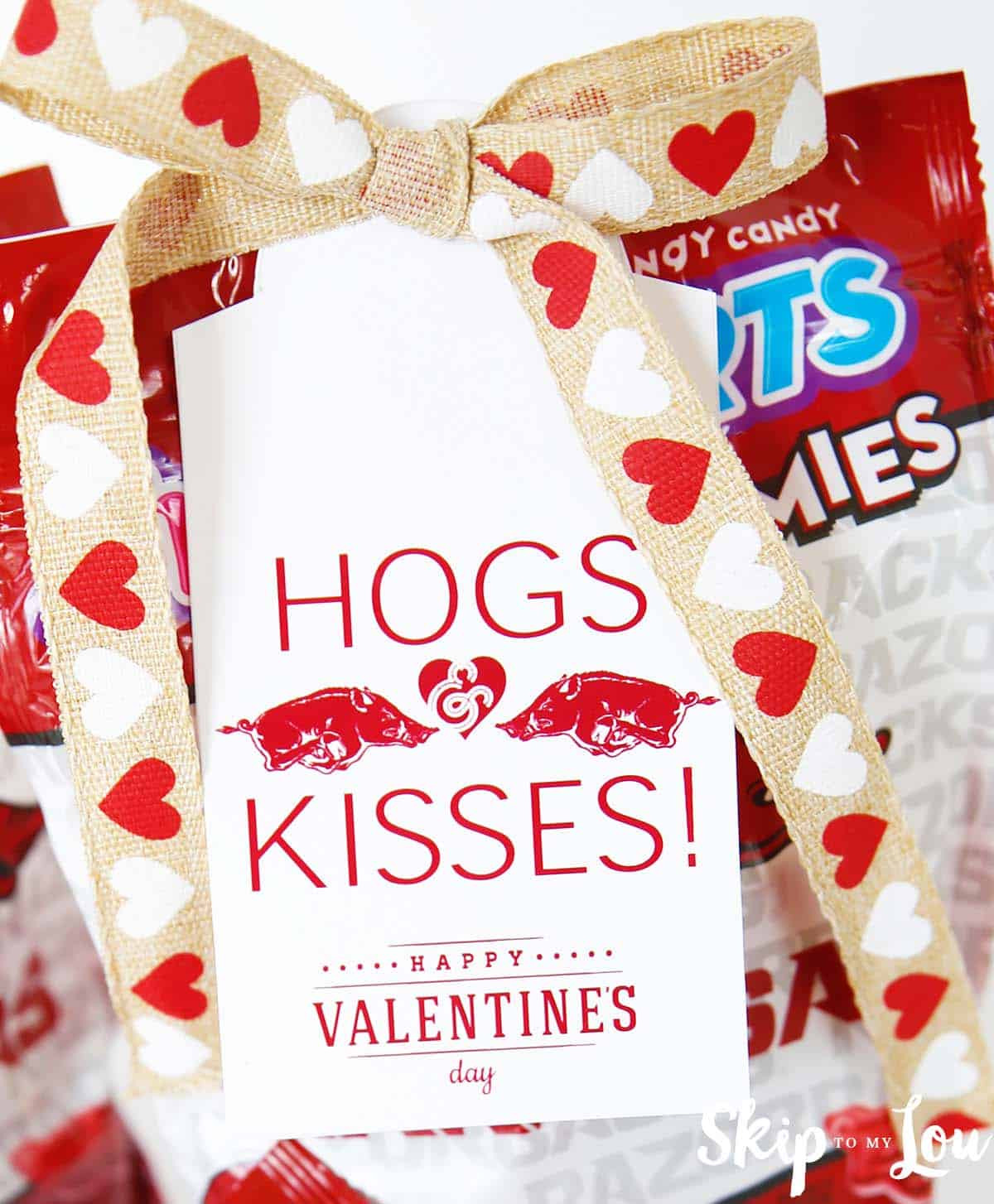 Valentine Gift Ideas For College Son
 Razorback Printable t tags for DIY care packages for