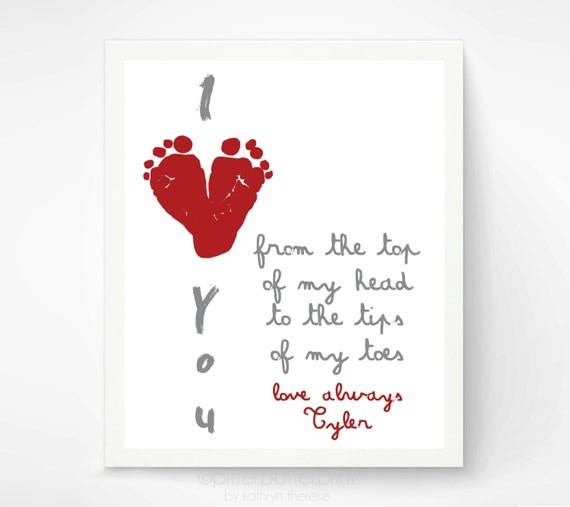 Valentine Gift Ideas For Father
 Valentines Day Gift for New Dad Gift for by PitterPatterPrint