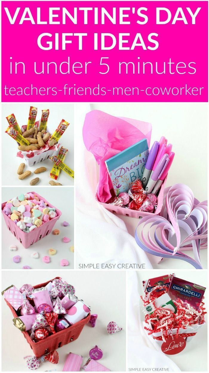 Valentine Gift Ideas For Friends
 SIMPLE VALENTINE S DAY GIFT IDEAS Perfect for Teachers