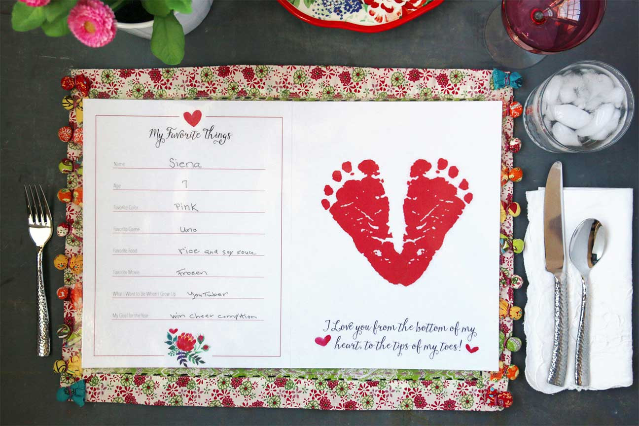 Valentine Gift Ideas For Grandparents
 Footprint Keepsake Valentine s Day Gift Idea Out of fice