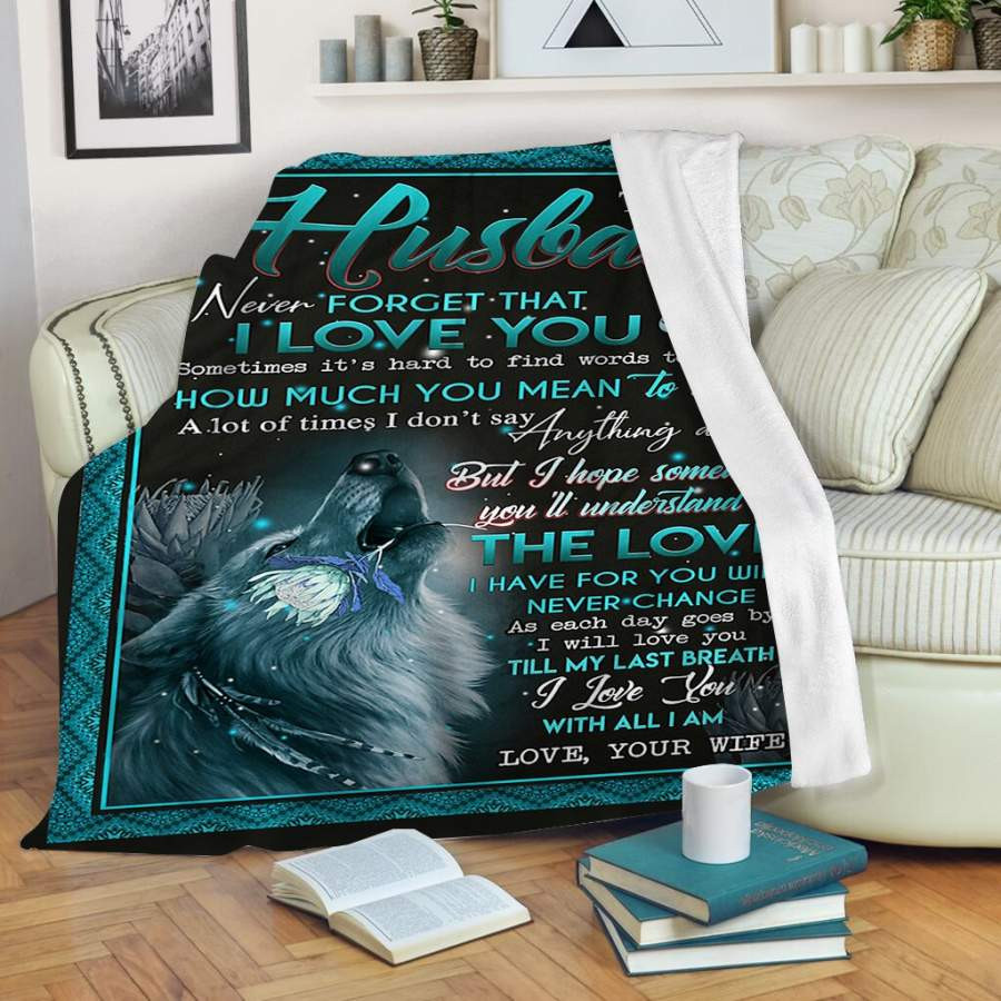 Valentine Gift Ideas For My Husband
 To my Husband Thoughtful Fleece Blanket great ts ideas