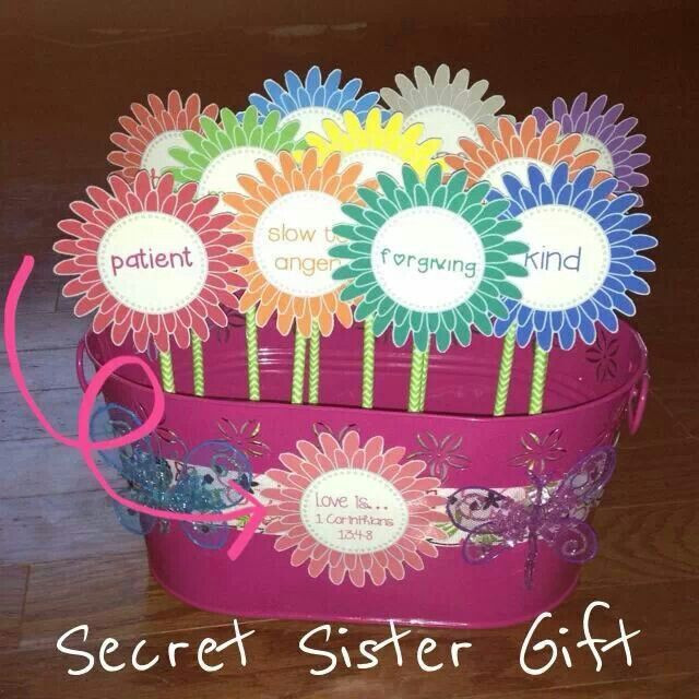 Valentine Gift Ideas For Sister
 Secret sister ts Secret sisters Secret pal ts