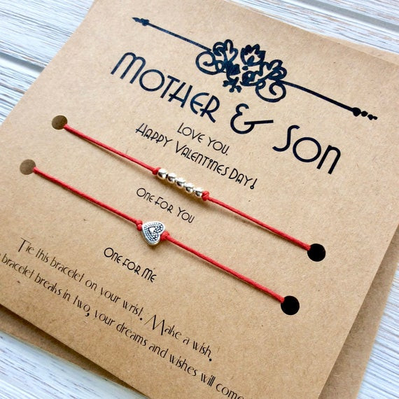 Valentine Gift Ideas For Son
 Son Valentine Gift For Son Wish Bracelet Valentines For Son