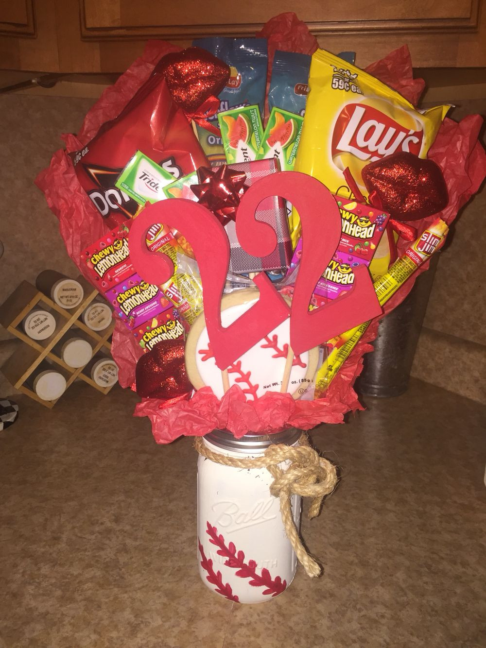 Valentine Gift Ideas For Teenage Guys
 Baseball DIY Valentine s Day bouquet for boyfriend