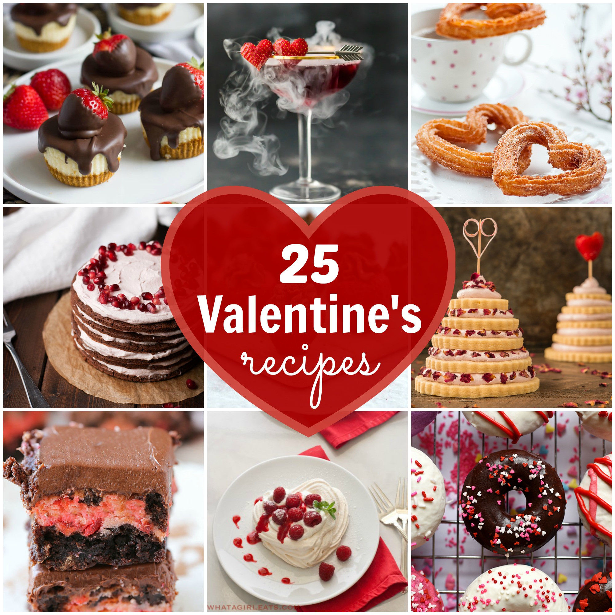 Valentine Recipes Desserts
 25 Valentine s Day Dessert And Cocktail Recipes