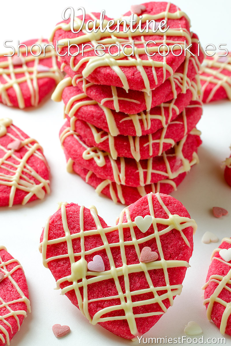 Valentine Shortbread Cookies
 Valentine Shortbread Cookies – Recipe from Yummiest Food