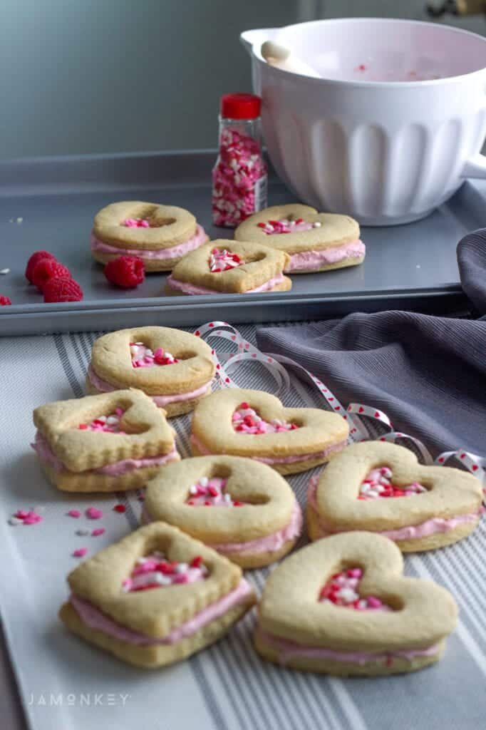 Valentine Shortbread Cookies
 Heart Filled Shortbread Valentine s Cookies ⋆ JaMonkey