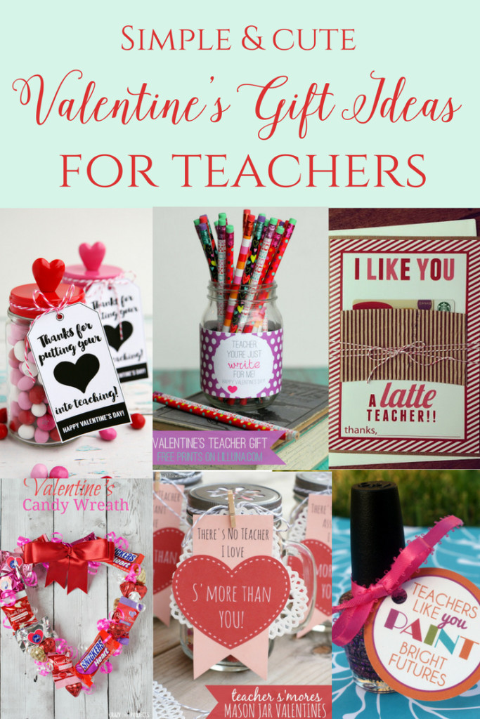 Valentine Teacher Gift Ideas
 Teacher Valentine s Gift Ideas Leah With Love