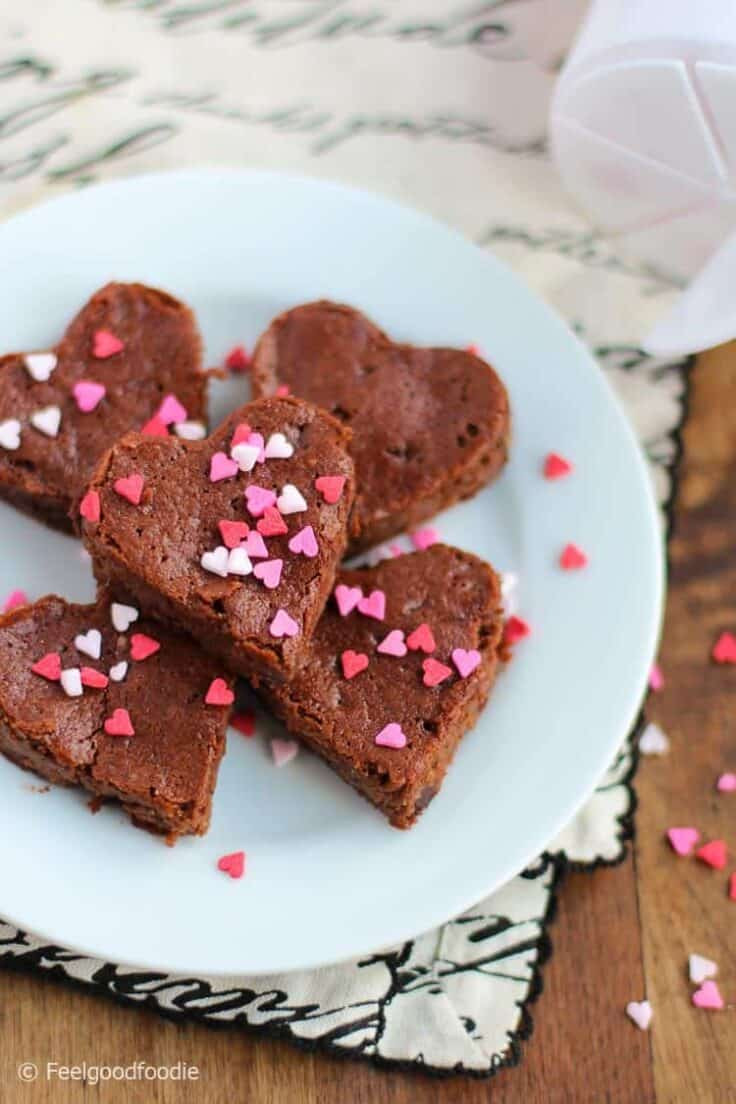 Valentine'S Day Brownies
 Healthy Valentines Day Heart Brownies