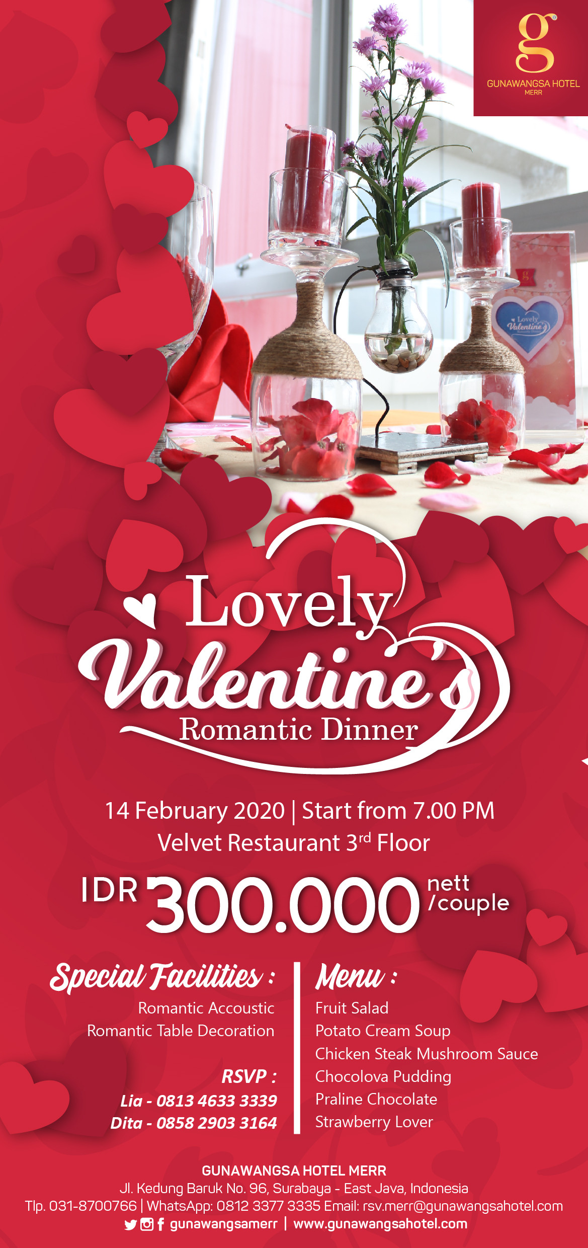 Valentine'S Day Dinner 2020
 Lovely Valentine’s Romantic Dinner 2020