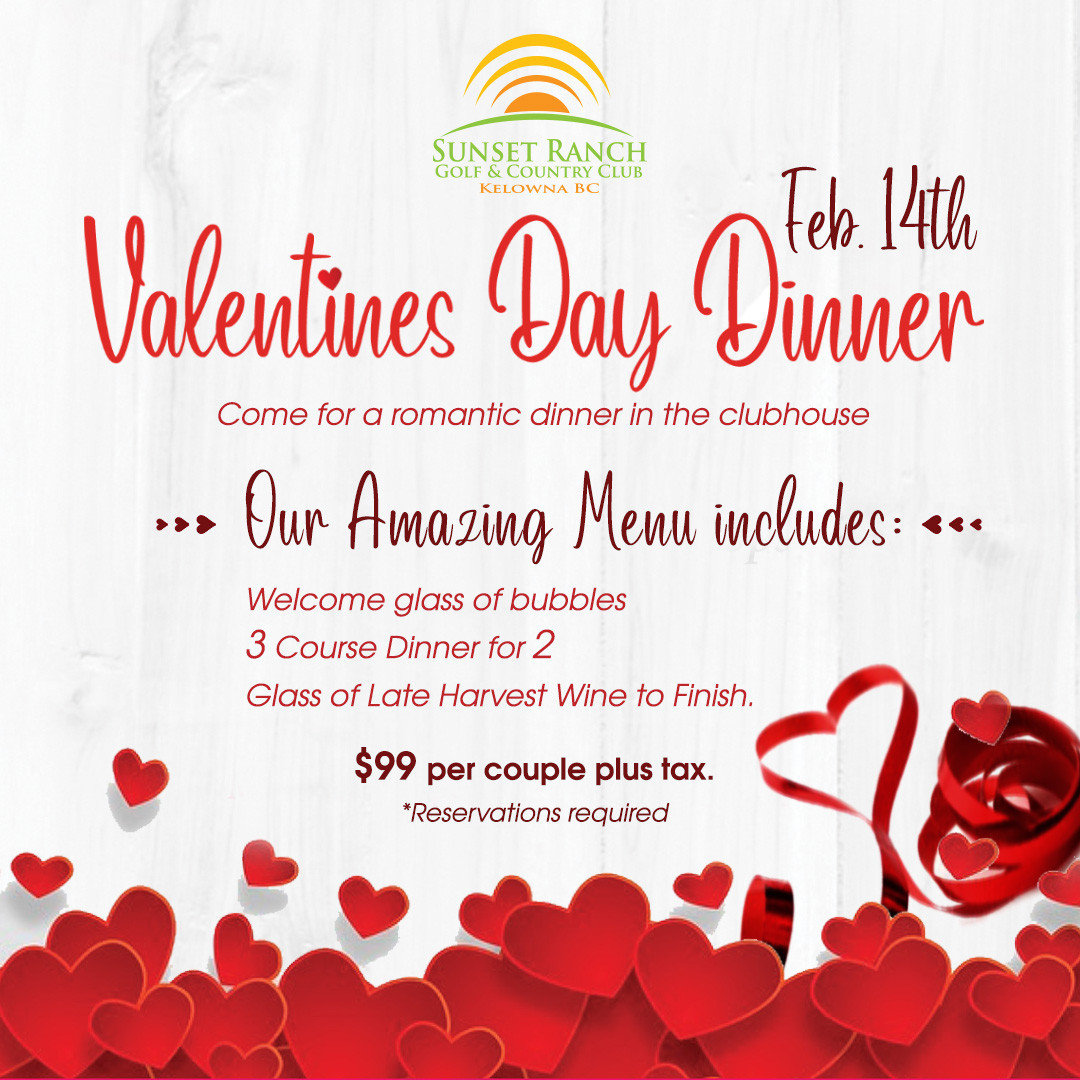 Valentine'S Day Dinner 2020
 VALENTINES DAY DINNER IS SOLD OUT for 2020