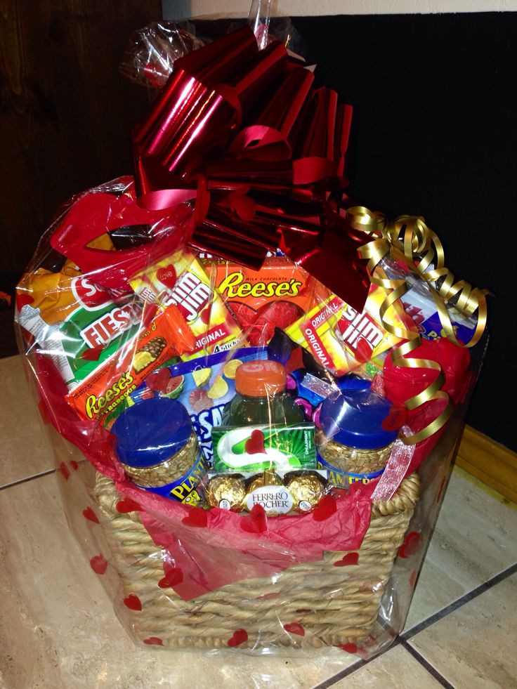 Valentine'S Day Gift Basket Ideas For Him
 28 best images about Valentine s Day basket Ideas on