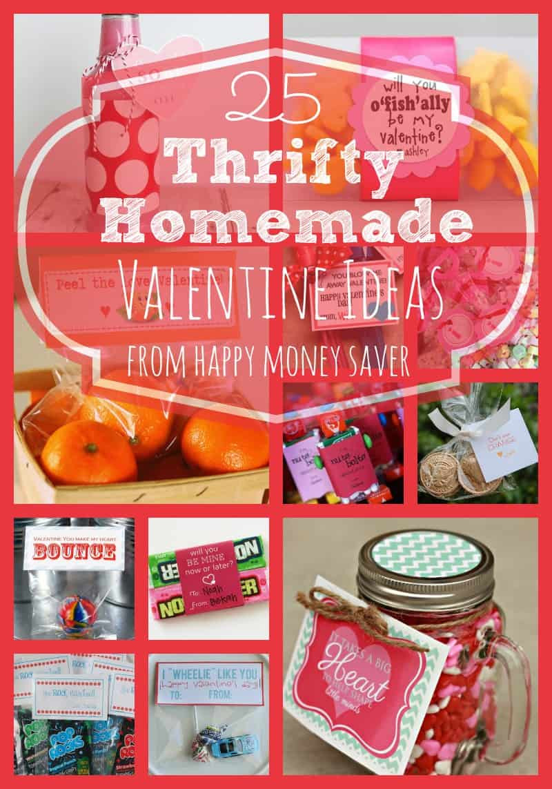 Valentine'S Day Handmade Gift Ideas
 25 Thrifty Homemade Valentine Ideas Happy Money Saver