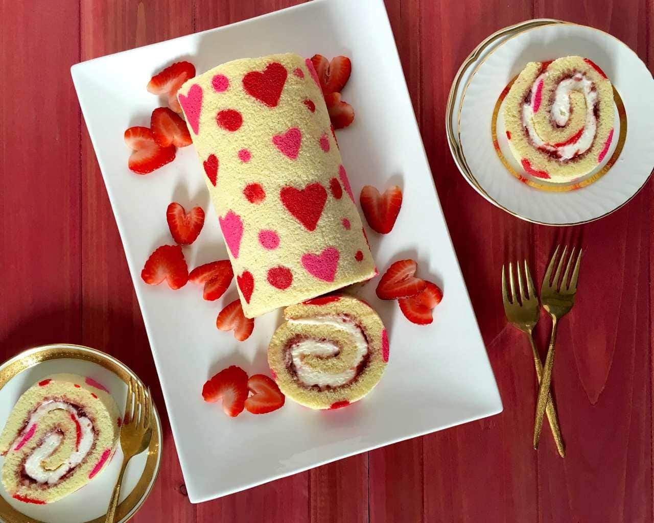 Valentines Cake Recipes
 Valentine s Day Strawberry Cake Roll • tarateaspoon
