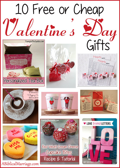 Valentines Cheap Gift Ideas
 10 Free or Cheap Valentine s Day Gifts Young Wife s Guide